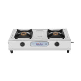 Surya Flame "CAPRI COOKTOP" 2 Burner Stainless steel L.P.G Stove with BIS Certified and Doorstep Service 2 Years Warranty